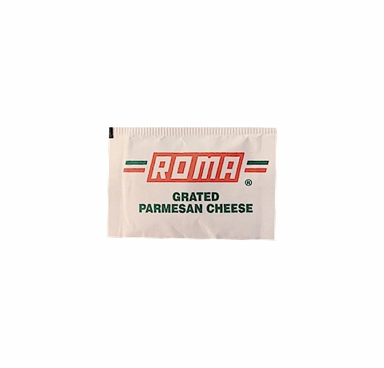 Roma Grated Parmesan Cheese Packets 3.5g 200-ct Case