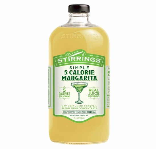 Stirrings 5 Calorie Margarita Cocktail Mixer 750ml