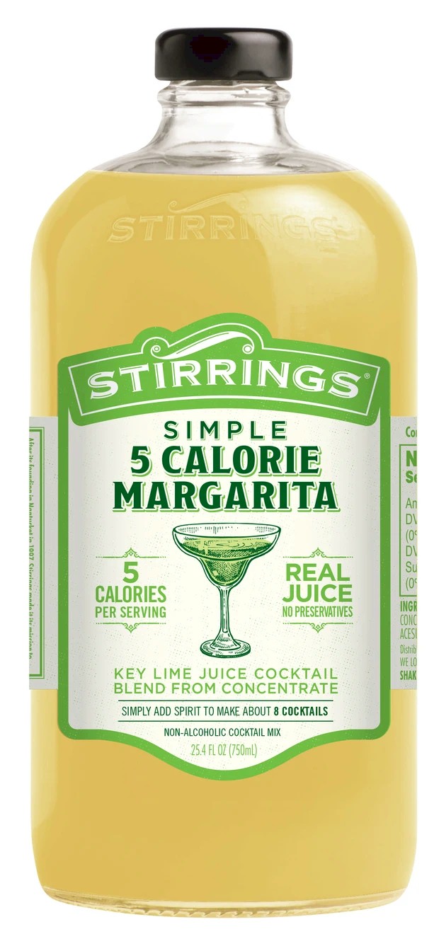 * Stirrings 5 Calorie Margarita Cocktail Mixer 750ml
