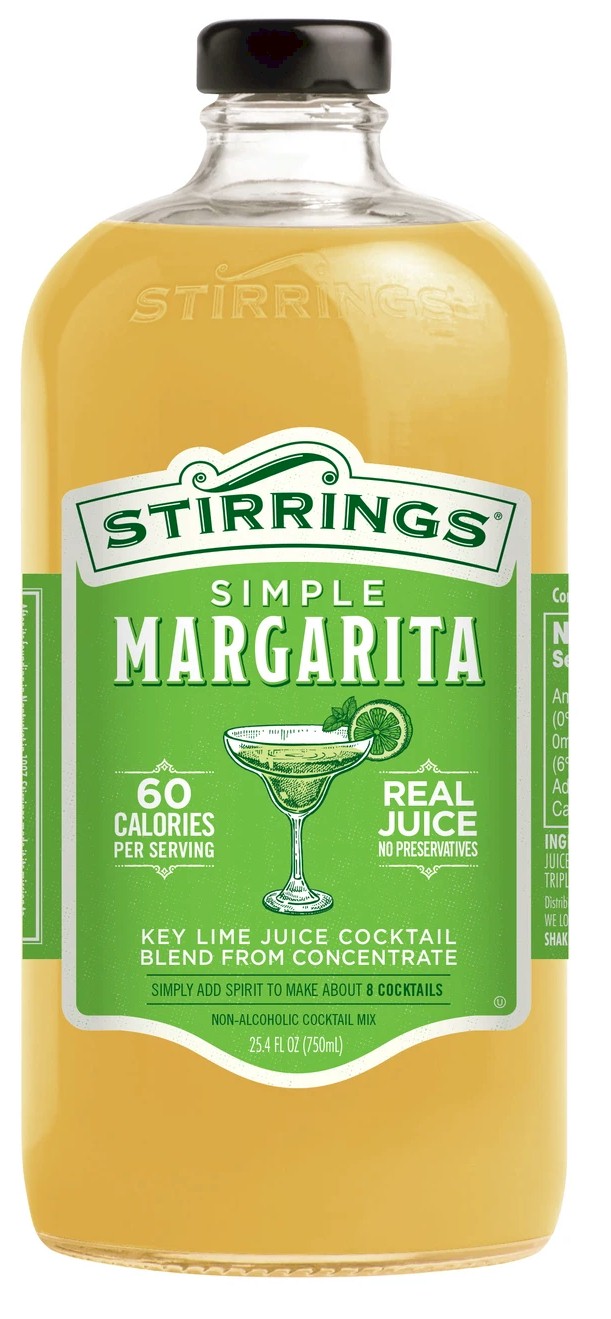 * Stirrings Margarita Cocktail Mixer 750ml