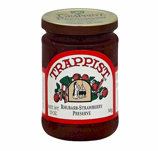 Trappist Rhubarb Strawberry Preserve 12 oz.
