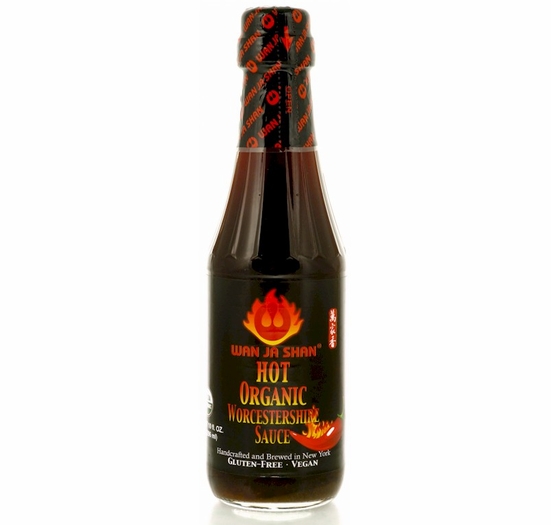 Wan Ja Shan Organic Gluten Free Hot Worcestershire Sauce 10 oz.