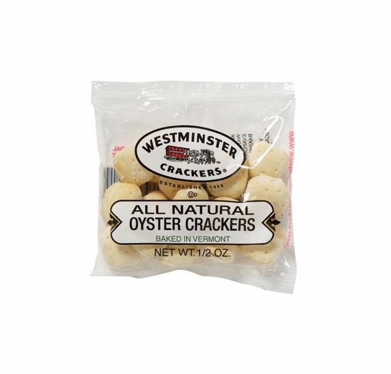 Westminster All Natural Oyster Crackers 1/2 oz 150ct. Case