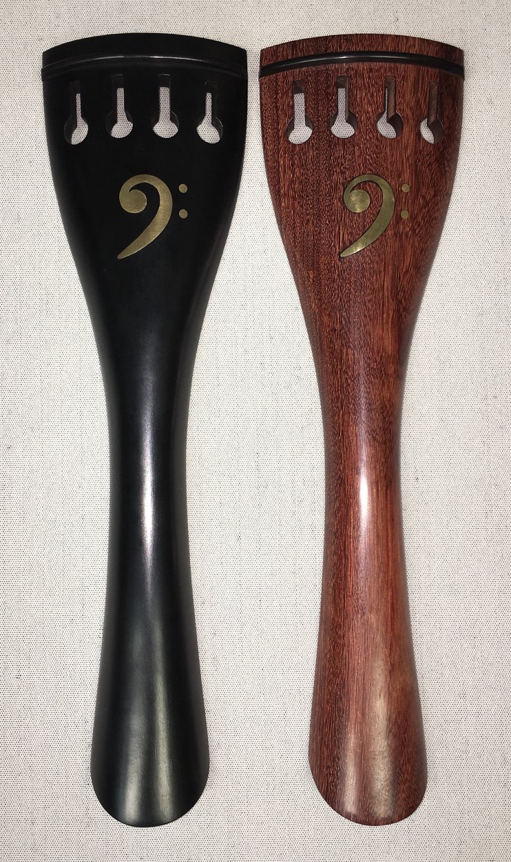 FMI Upright Basses Ebony and Tamarind Bass Tailpieces Larger String