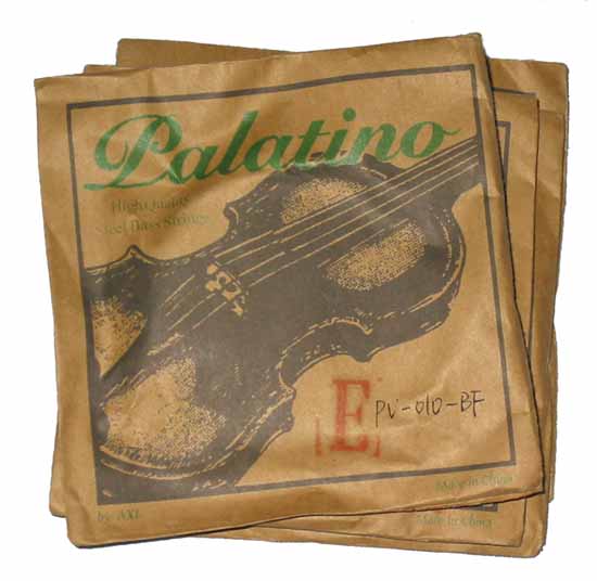Palatino "Steel" Strings for Upright Bass
