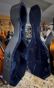 Upright Bass Hard Case 3/4 Size with Wheels, Lightweight