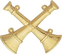 2 Bugles (Crossed) Insignia