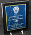 Acrylic Marble Police Department Plaque