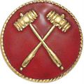 c100a Crossed Gavels