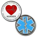 Cute Enough To Stop Your Heart Nurse Coin