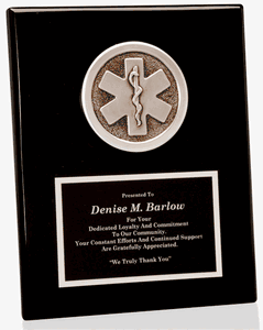 EMS Award With Piano Finish Plaque