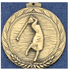 Female Golfer Medal and Neck Ribbon