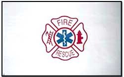 Fire-Rescue Flag Nylon