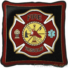 Firefighter Maltese Emblem Pillow