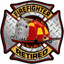 Firefighter Retired Decal