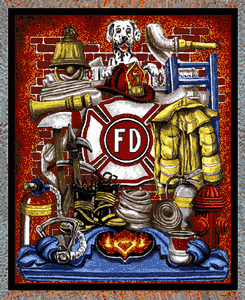Fireman Throw 100% Cotton Woven Fireman Throw