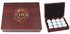 Laser Engraved Firefighter Rosewood Golf Ball Box