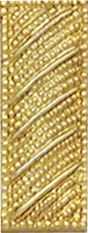 Lieutenant Rank Insignia (Small Corrugated)