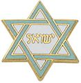 m949 Star Of David Teal