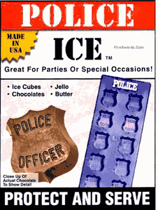 Police Ice Cube Tray