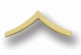 Private Chevron Insignia (Large)