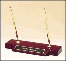 Rosewood Double Pen Set