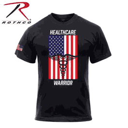 Rothco Healthcare Warrior US Flag T-Shirt