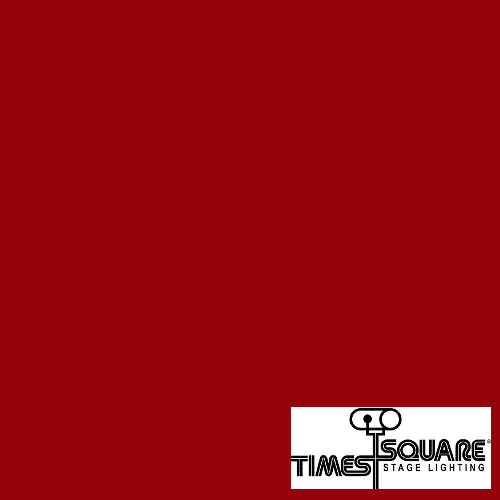 Time Square 027 Medium Red Lighting Gel 10x10 in