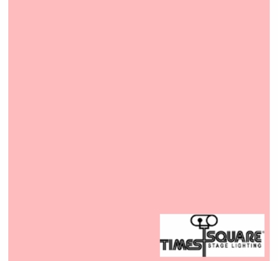 035 Light Pink Lighting Gel Sheet 10x10 in.