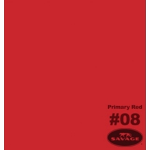 08 Primary Red Flametone Savage Seamless Paper 53"x12yds 8-1253