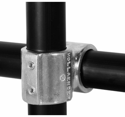 1 1/4" Speed-Rail&#174; Short Barrel Cross Aluminum Modern Studio 12