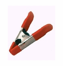 1" #1 Steel Spring Clamp w/Protective Tips
