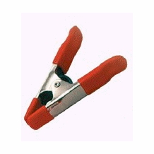 1" #1 Steel Spring Clamp w/Protective Tips