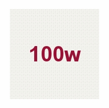 100W