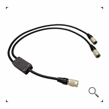 12 inch Hirose to 2 Hirose, Y cable Sound Devices 664