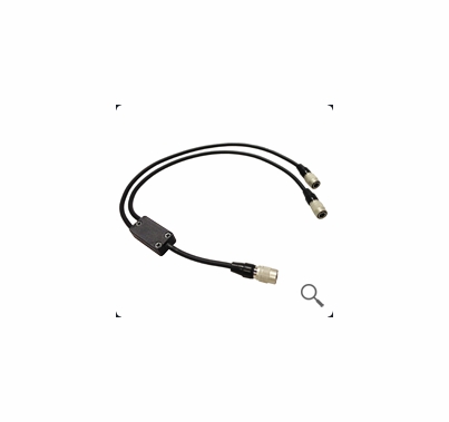 12 inch Hirose to 2 Hirose, Y cable Sound Devices 664