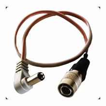 12 inch Hirose to right angle for Wendt X4, X2, Edirol R4 & R44, Rolls MX422 & MX410 [Center Pin (–) Negative]