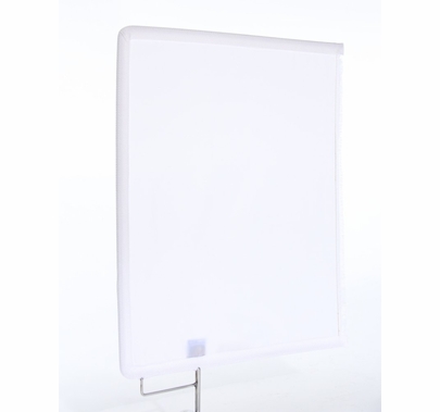 12"x18"  Halo Artificial Silk White