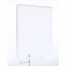 12"x18"  Halo Artificial Silk White