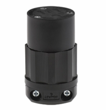 15A Female Edison Connector Black Leviton