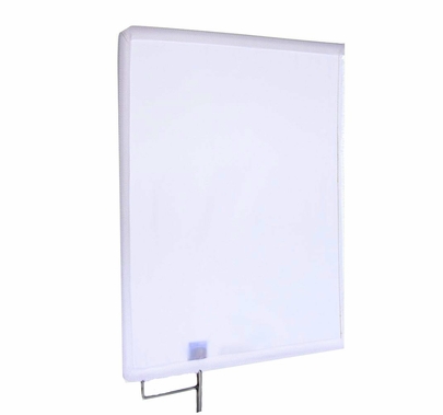 18"x24" China Silk White