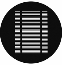 205 Venetian Blind Steel Gobo Pattern