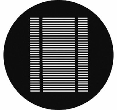 205 Venetian Blind Steel Gobo Pattern