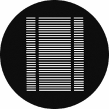 205 Venetian Blind Steel Gobo Pattern