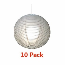 24" Chinese Paper Lantern 10 Pack Bulk Discount Super Saver