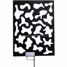 24"x36" Wood Cucoloris - Stainless Steel Bracket & Pin