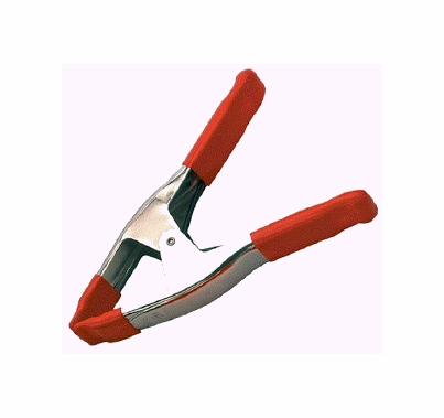 3" #3 Steel Spring Clamp w/Protective Tips,  Clamp