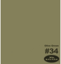 34 Olive Green Savage Seamless Paper 107"x12yds