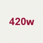 420W