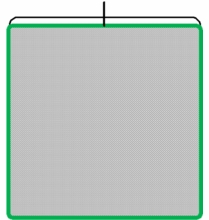 48x48 inch Single Net Black   N4848.01